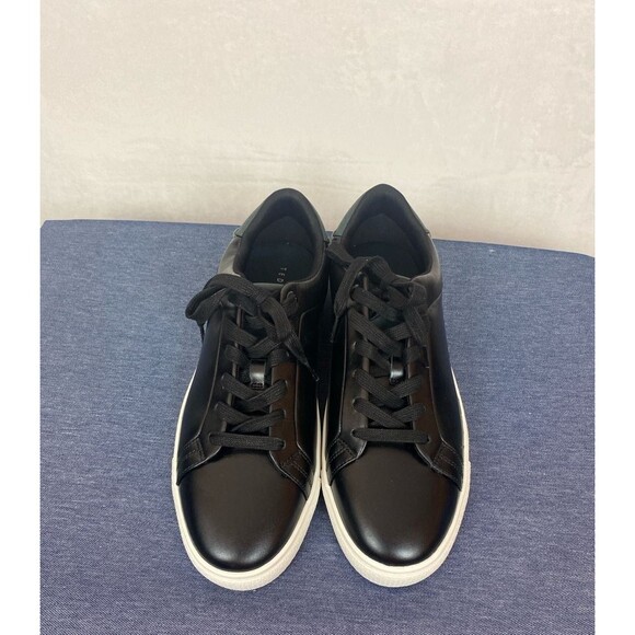 Ted Baker London Sneaker Mens Size 10.5 Black Leather Low Top NIB main image 4